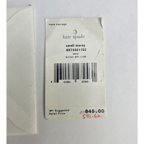 Kate Spade New York Small Marcy Winter White Fur Satchel - Picture 5 of 5